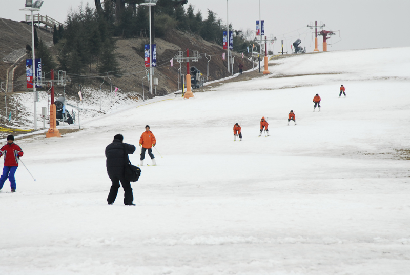 安吉江南天池滑雪1