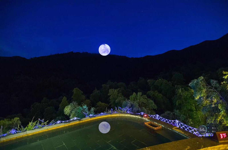 【泡温泉拿年货】泡竹尖星空温泉,赏万亩竹海,天目湖年货特价二日