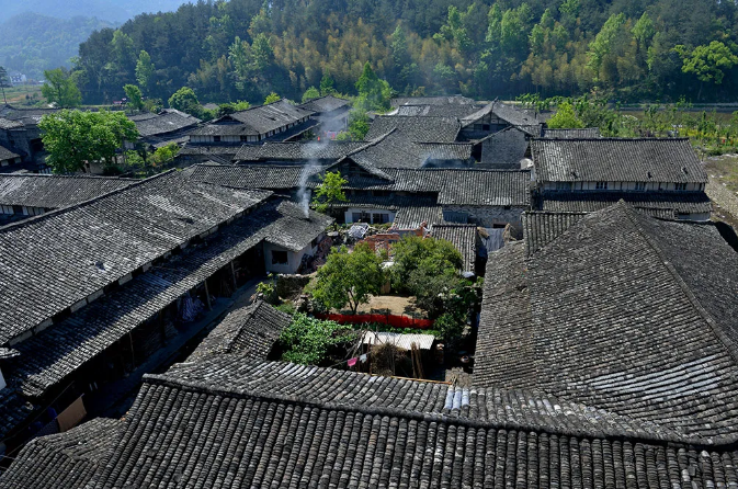 楠溪江屿北古村