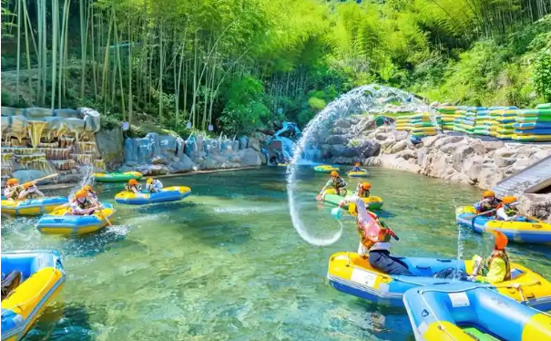 安吉龙出没大峡谷漂流1
