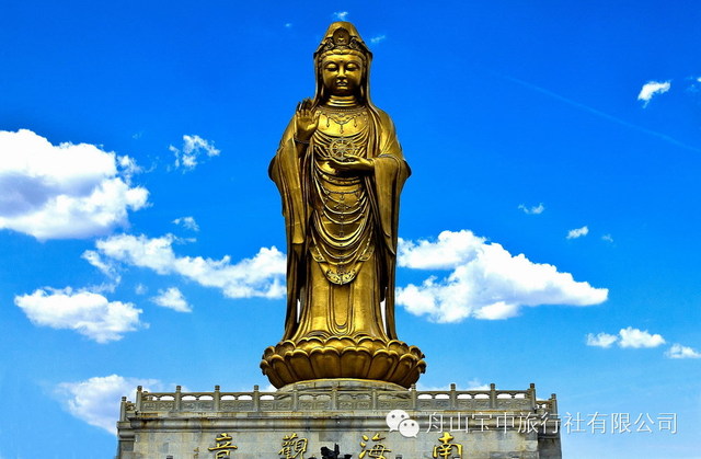 南海观音铜像